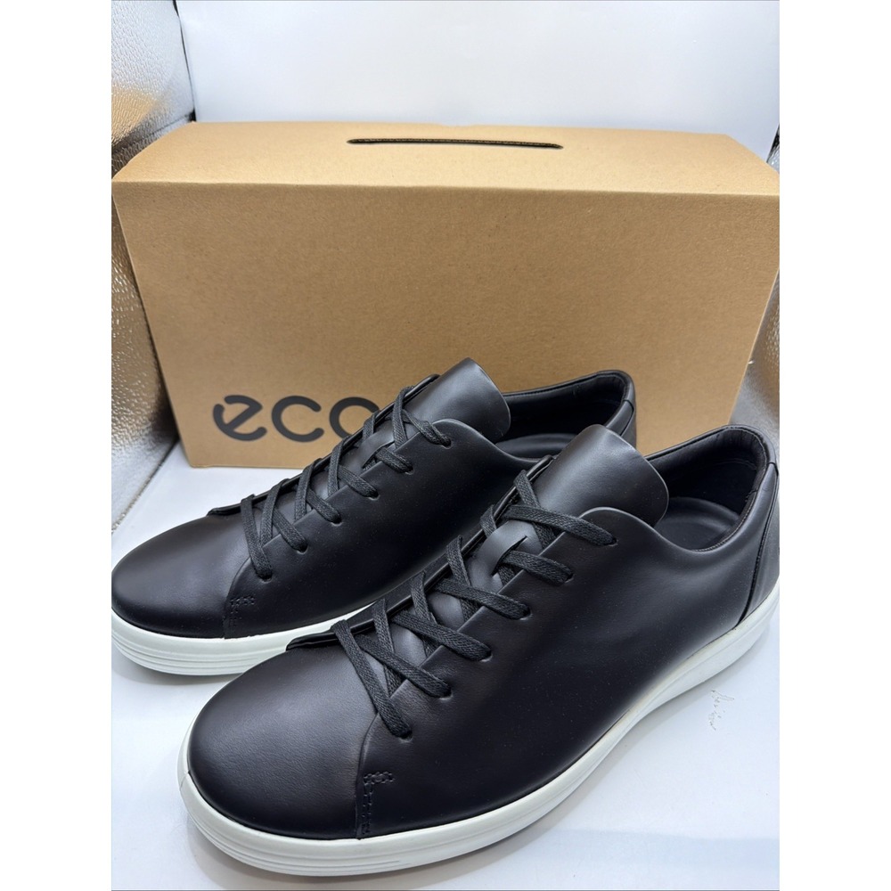 ECCO 470794 01001 Soft 7 Black Men's Low Casual Shoes EU 45 , US 11-11.5 NIB